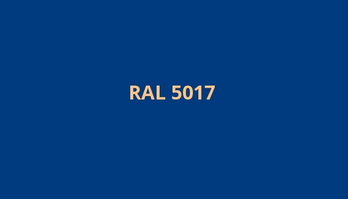 RAL 5017 - Dopravní modrá